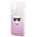 Karl Lagerfeld KLHCP13SCTRP iPhone 13 mini 5.4" hardcase pink/pink Choupette Head