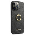 Guess GUHCP13L4GMRGR iPhone 13 Pro / 13 6.1" grey/grey hardcase 4G with ring stand