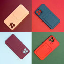 Card Armor Case Pouch Cover For Xiaomi Redmi Note 10 / Redmi Note 10S Card Wallet Silicone Armor Cov