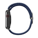 Uniq Aspen Braided strap for Apple Watch 1/2/3/4/5/6/7/8/SE/SE2 44/42/45 mm - blue