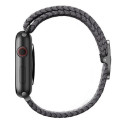 Uniq Aspen Braided Strap for Apple Watch 1/2/3/4/5/6/7/8/SE/SE2 40/38/41mm - Gray