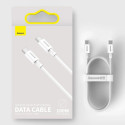 Baseus CATYS-C02 USB-C - USB-C PD QC FCP cable 100W 5A 2m - white
