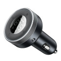 Baseus Enjoy FM transmitter car charger LED 2x USB / 3.5mm jack wireless MP3 player Bluetooth 5.0 3.