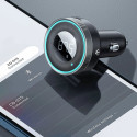 Baseus Enjoy FM transmitter car charger LED 2x USB / 3.5mm jack wireless MP3 player Bluetooth 5.0 3.