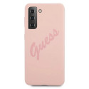 Guess GUHCS21MLSVSPI S21+ G996 pink/pink hardcase Script Vintage