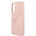 Guess GUHCS21MLSVSPI S21+ G996 pink/pink hardcase Script Vintage