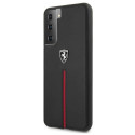 Ferrari FEOSIHCS21MBK S21+ G996 black/black hardcase Off Track Leather Nylon Stripe