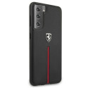 Ferrari FEOSIHCS21MBK S21+ G996 black/black hardcase Off Track Leather Nylon Stripe