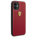 Ferrari FESPEHCP12SRE iPhone 12 mini 5.4" red/red hardcase On Track Perforated