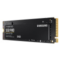 SSD|SAMSUNG|980|250GB|M.2|PCIE|NVMe|MLC|Write speed 1300 MBytes/sec|Read speed 2900 MBytes/sec|2.38m