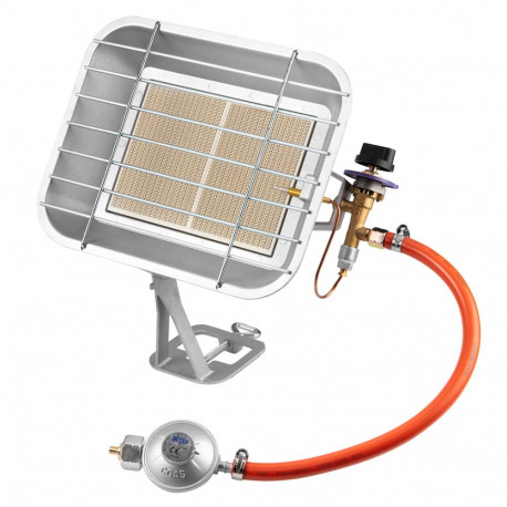 Promiennik gazowy na butle z reduktorem i wężem 4600W
