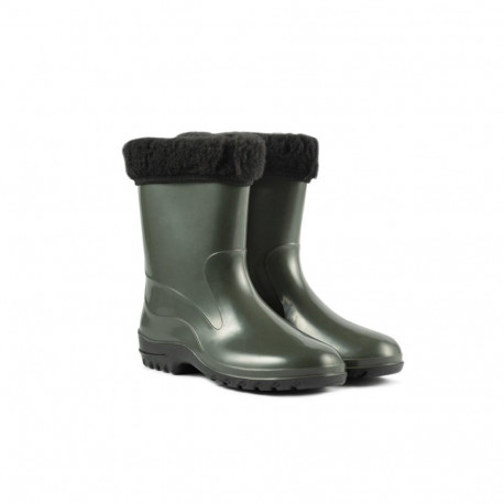 QUILTED MEN`S RUBBER BOOTS (38 SIZE)