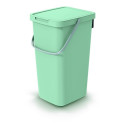 WASTE BIN SOFT GREEN 25L