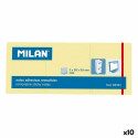 Līmlapiņas Milan 3 in 1 Dzeltens 38 x 50 mm (10 gb.)