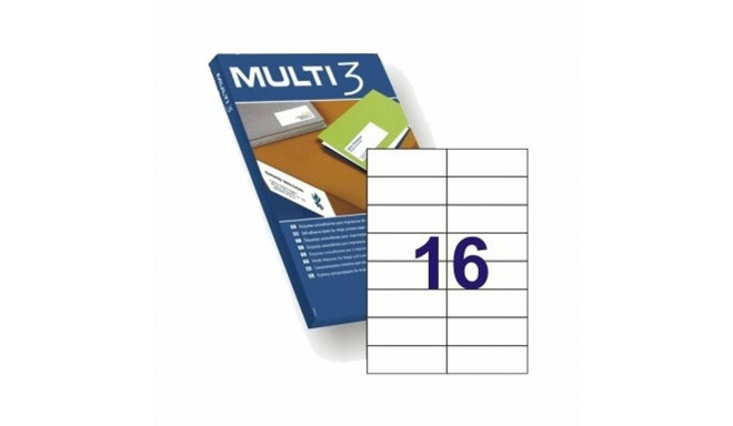 Sildiprinter MULTI 3 4708 Valge Püstine 100 Lehed 105 x 37 mm 105 x 37mm
