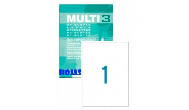 Sildiprinter MULTI 3 Valge Püstine 100 Lehed 210 x 297 mm