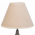 Galda lampa Alexandra House Living Balts Pelēks Metāls Drāna 220-240 V 23 x 46 x 23 cm