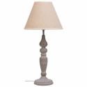 Galda lampa Alexandra House Living Balts Pelēks Metāls Drāna 220-240 V 23 x 46 x 23 cm