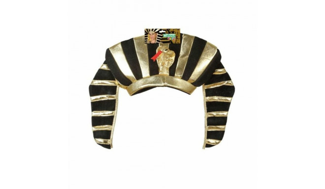 Pharaoh Headdress Golden Black