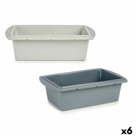 Küpsetusvorm Kinvara HH038 Helehall Tumehall Silikoon 1,5 L 16 x 7 x 27,5 cm Biskviidi kook (6 Ühiku