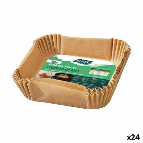Gaisa frīzētava papīrs Algon 20 cm Taukvāres katls bez Eļļas (24 gb.)