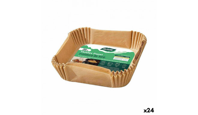Air fryer paper Algon 20 cm No-Oil Fryer (24 Units)