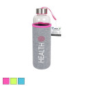 Glass Bottle with Neoprene Cover Bewinner 600 ml (12 Units)