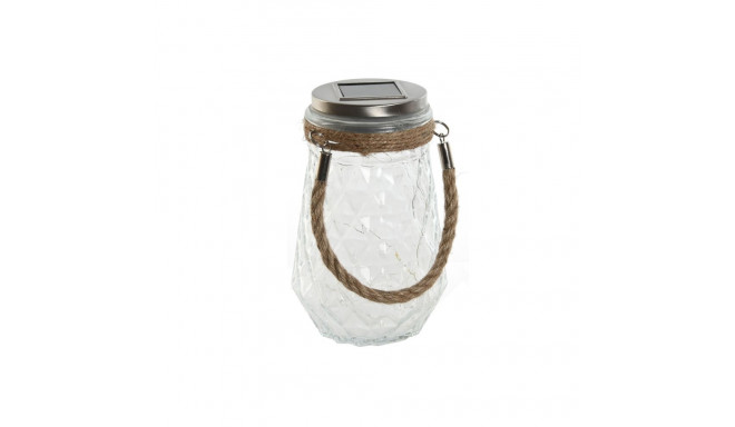 Lighting decoration Home ESPRIT Transparent Silver 11 x 11 x 18 cm