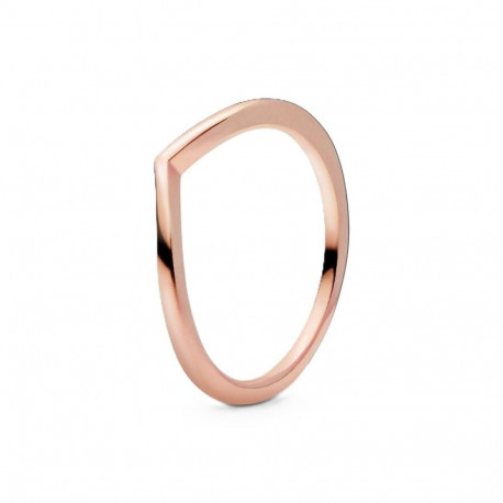 Naiste Sõrmus Pandora WISHBONE 14K ROSE GOLD-PLATED - RING - SIZE 50