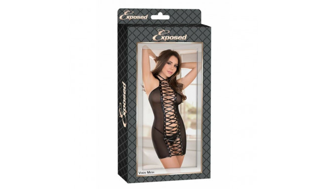 Dress Exposed Black (S/M)