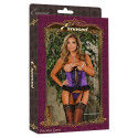 Corset Exposed Black Lilac (L)