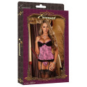 Corset Exposed Black Pink (L/XL)