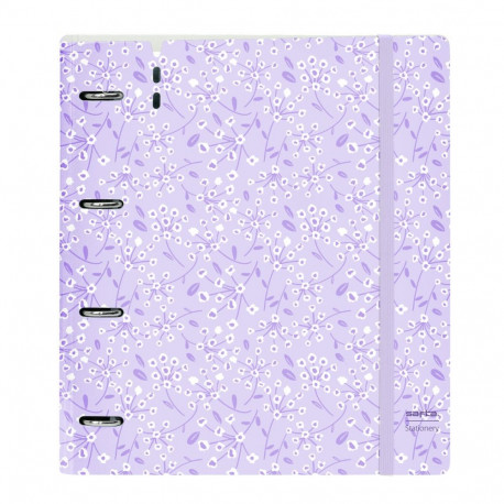Rõngaskiirköitja Safta Light purple flowers Lilla 27 X 32 X 4 cm
