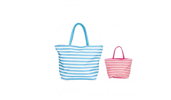 Beach Bag Bismark Blue Pink Oxford 50 x 16 x 35 cm