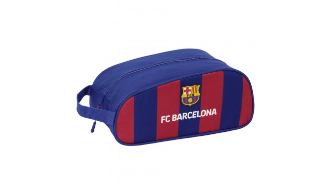 Дорожная сумка для обуви F.C. Barcelona Тёмно Бордовый Тёмно Синий 34 x 15 x 18 cm