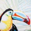 Картина Alexandra House Living Toucan Холст древесина ели 120 x 3 x 90 cm