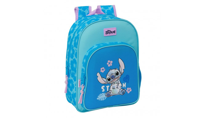 Kooliseljakott Lilo & Stitch Hawaii Sinine 26 x 34 x 11 cm