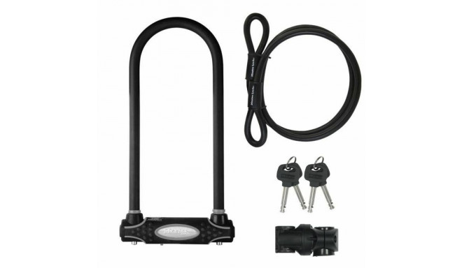 Võtmega tabalukk Master Lock Must