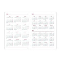 Diary DOHE SYNCRO Blue Quarto 15 x 21 cm 2023