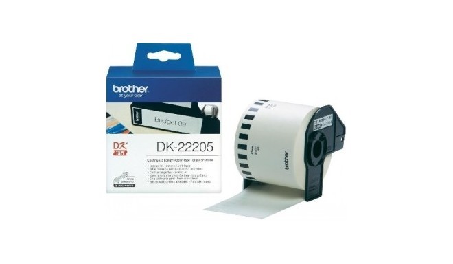 Brother etiketiprinter paber DK22205 62mm