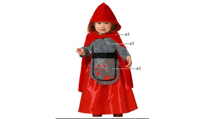 Children's costume Little Red Riding Hood Bloody - 6-12 Months