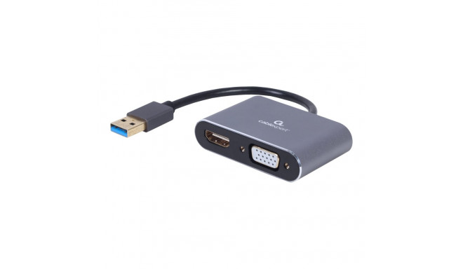 Gembird USB-HDMI+VGA adapter hall