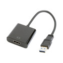Gembird USB - HDMI Adapter Black (A-USB3-HDMI-02)