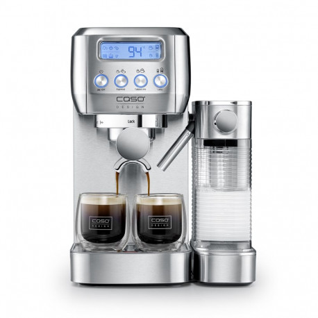 Caso | Espresso machine | Espresso Gourmet Latte | Pump pressure 20 bar | Built-in milk frother | Au