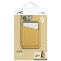 UNIQ Lyden DS magnetic RFID wallet and phone stand yellow-grey/canary yellow-flint gray