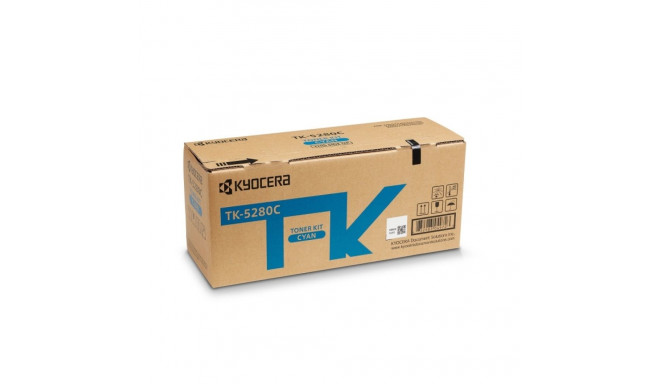 Kyocera TK-5280C Toner Cartridge, Cyan