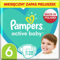 Pampers Active Baby 6 diapers, 13-18 kg, 128 pcs.
