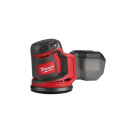 MILWAUKEE.CENTRAL SANDER. M18BOS125-0 WITHOUT BATTERY. AND ORDER.