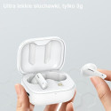 AWEI Bluetooth 5.1 T36 TWS headphones + docking station white/white