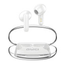 AWEI Bluetooth 5.3 T85 ENC TWS headphones + docking station white/white AWEI Bluetooth 5.3 T85 ENC TWS headphones + docking station white/white